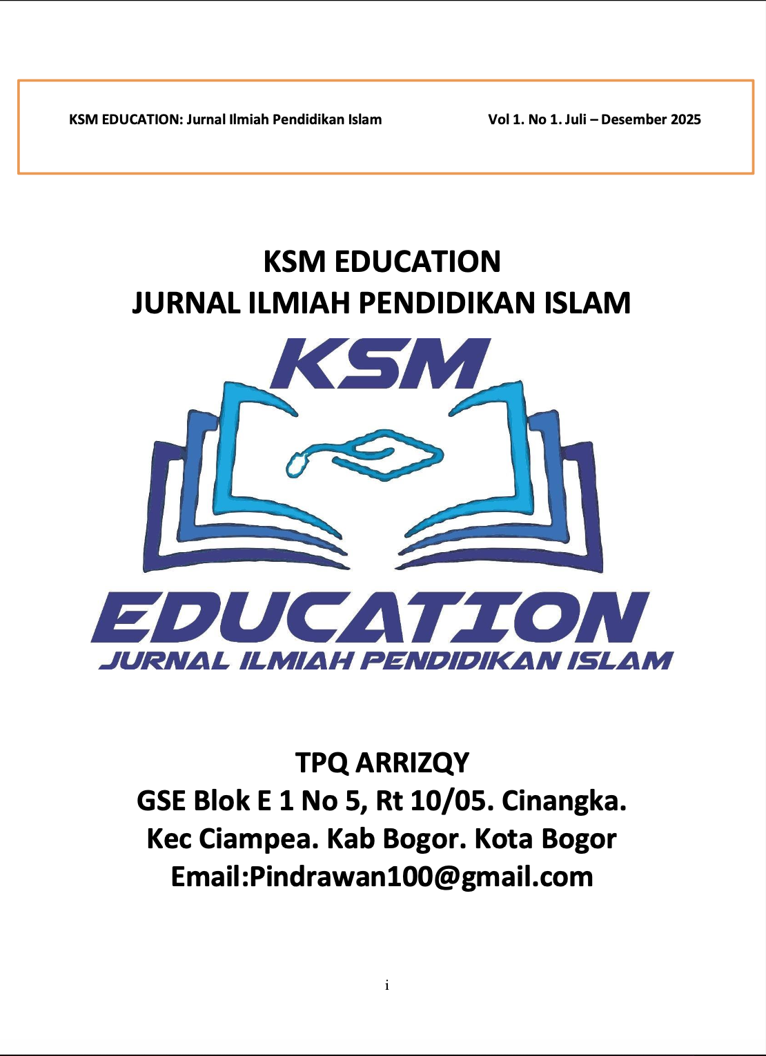 Cover Jurnal